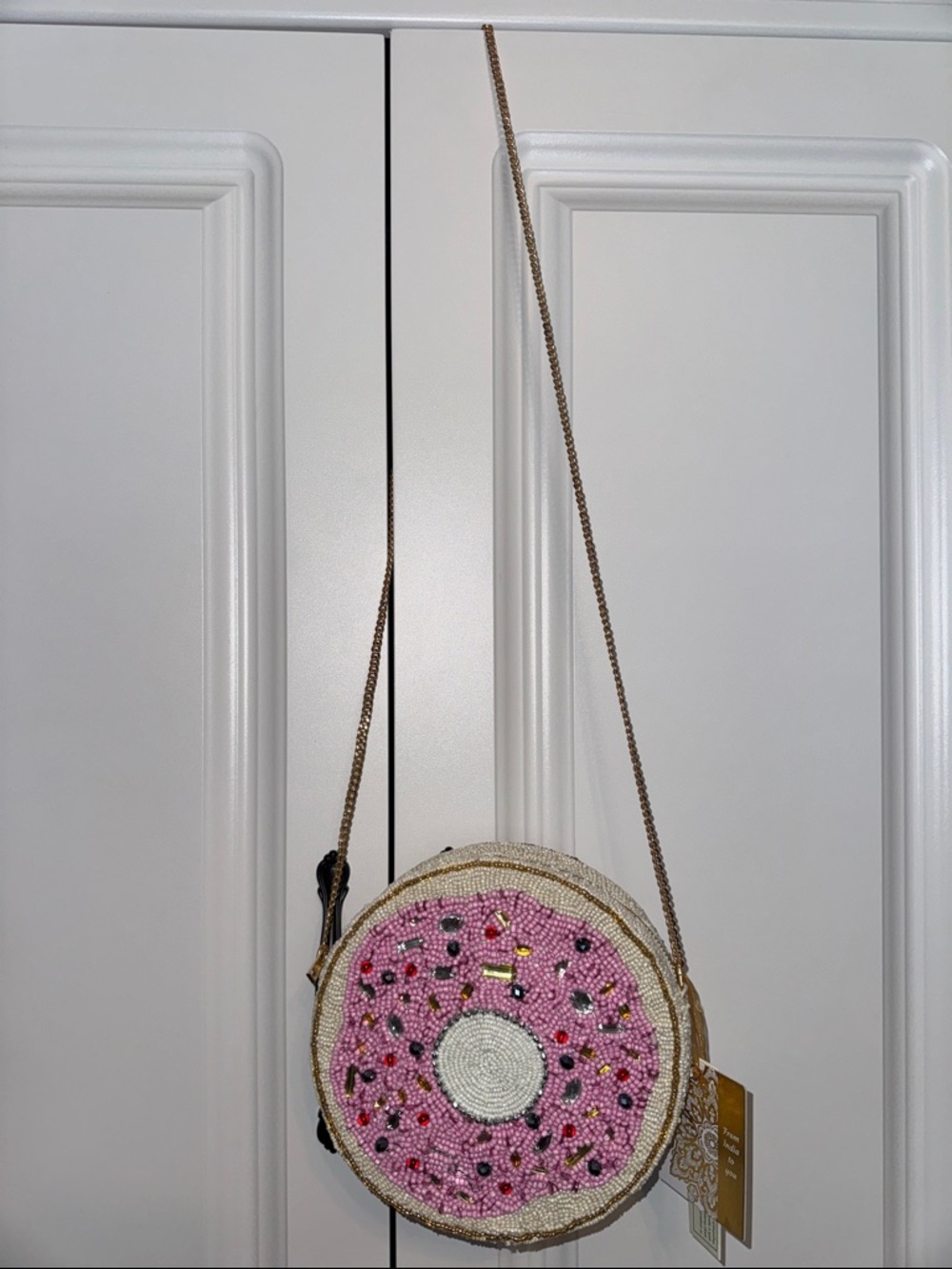 Beaded Doughnut Crossbody Bag - Picture 7 of 7